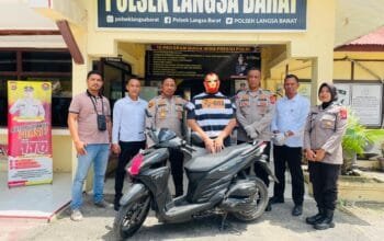Gelapkan Motor Tetangganya,Seorang Warga Gampong Matang Seulimeng Harus Berurusan Dengan Polisi