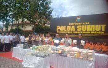 Kurun Waktu 46 Hari Polda Sumut Ungkap 673 Kasus, Selamatkan 1,7 Juta Jiwa