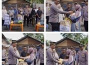 Polres Pidie Bantu Korban Kebakaran Rumah di Mila