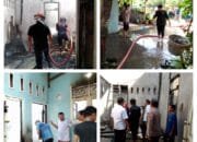 Kebakaran Satu unit Rumah Permanen di Kecamatan Blang Mangat, Kota Lhokseumawe