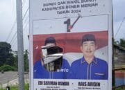 Baliho ERA Dirusak, Sarhamija Meminta Panwaslih Bener Meriah Segera Bertindak