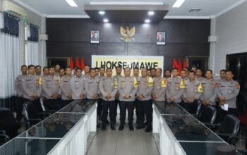 Kapolres Lhokseumawe Buka Latihan Peningkatan Kemampuan BOS V2 untuk Bhabinkamtibmas
