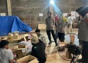 Polres Lhokseumawe Kerahkan Personel Amankan Penyortiran dan Pelipatan Kertas Suara