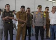 Kapolres Pidie Kunjungi Gudang Logistik KIP Pidie