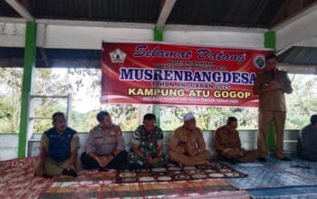 Babinsa Hadiri acara musyawarah Rencana Pembangunan Desa Anggaran Tahun 2025 Desa atu Gogop Kec. Kute Panana Kab. Aceh Tengah