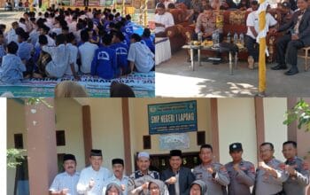 200 Lebih Siswa SMP Negeri 1 Lapang Gelar Zikir Akbar Dalam Suasana Maulid Nabi