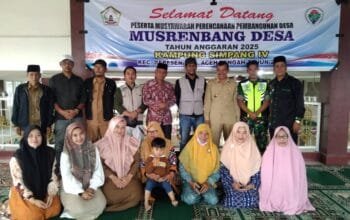 Babinsa Koramil 02/Bebesen Kodim 0106/Aceh Tengah hadiri musyawarah rencana pembangunan desa tahun anggaran 2025