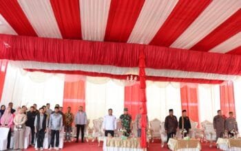 Pasiops Kodim 0106/Aceh Menghadiri Kegiatan Simulasi Penghitungan Dan Perhitungan Suara Wilayah Aceh Tengah