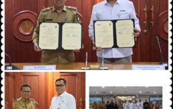 Tandatangani Nota Kesepahaman Dengan Pemkab Bengkalis Terkait Pembangunan Gudang