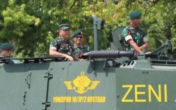 Siaga Bencana Nasional, Pangkogabwilhan II Mengecek Kesiapan Pasukan PRCPB Yonzipur 10/JP/2 Kostrad