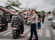 Polres Pidie Menjaga Situasi Kamtibmas Yang Kondusif Selama Kampanye Terbuka