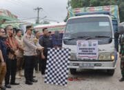 Gabungan Personil Kawal Ketat Pendistribusi Logistik Surat Suara Pilkada 2024 di Muba