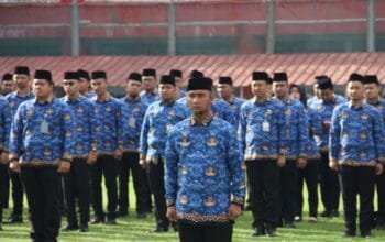 Upacara HUT Korpri ke-53 di Rutan Kelas I Cipinang Berlangsung Khidmat