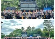 Polres Pidie Jaya Siagakan Peleton Power On Hand untuk Kawal Pilkada 2024