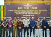 Kapolres Pidie Hadiri Rapat Pleno Terbuka Rekapitulasi Hasil Penghitungan Suara Pilkada Tingkat Kabupaten