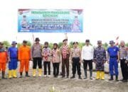 Polres Pidie Tanam 300 Pohon Mangrove