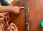 Keluarga Serahkan Pelaku Pembacokan di Kuta Baro Pada Polisi