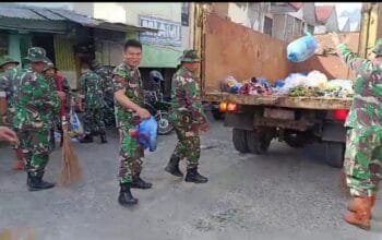 Tingkatkan Ketahanan Pangan, Babinsa 06 Jagong Jeget Bantu Warga Membangun Rumah Penanaman Sayur