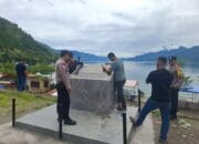 Jelang Nataru, Polisi Sektor Kota Takengon Patroli di Objek Wisata Berikan Himbauan Kamtibmas