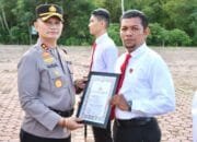 Komitmen Kapolres Pidie Jaya: Apel Penghargaan dan Pemeriksaan Senpi untuk Profesionalisme Polri
