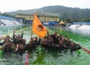 Yonif 114/SM Sabet Juara Umum Perlombaan Ton Ting dalam rangka HUT Infanteri ke-79 dan HUT Kodam IM ke-68