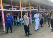 Ciptakan Keamanan Wisata, Polres Pidie Jaya Gelar Patroli dan Himbauan di Pantai Tringgadeng