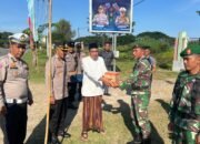 Wakil Bupati Terpilih Hasan Basri Disambut Wakapolres Pidie Jaya, Tinjau Pos Ops Lilin Seulawah
