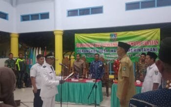 Pengambilan Sumpah Janji Jabatan KasiPem Desa Mancar Peterongan Jombang