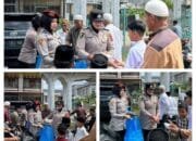 Polwan Polres Pidie Jaya Wujudkan Kepedulian Melalui Aksi Jum’at Berkah di Mesjid At-Taqwa