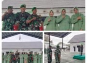 Dandim 0102/Pidie Pimpin Upacara Purna Tugas Anggota di Makodim 0102/Pidie