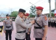 Upacara Sertijab Kasat Reskrim Polres Langsa Berlangsung Khidmat