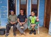 Jalin Silaturahmi, Babinsa Gelar Komsos Bersama Perangkat Desa