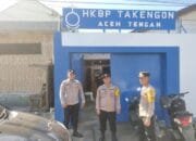 Hadir Beri Rasa Aman Ibadah Natal Umat Kristiani, Polres Aceh Tengah Terjunkan Puluhan Personel Pengamanan Gereja