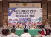 Apresiasi Kinerja akhir tahun Kapolres Aceh Timur AKBP Nova Suryandaru,S.I.K.