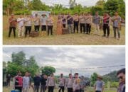 Kapolres Pidie Jaya Tinjau Lahan Perkarangan Pangan Bergizi Binaan Polsek Panteraja