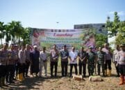Kapolres Pidie bersama Forkopimda Pidie Launching Penanaman Serentak Program Pekarangan Pangan Bergizi