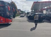 Ciptakan Kamseltibcar Lantas Pada Libur Nataru, Satlantas Polres Aceh Tengah Lakukan Patroli Dan Pengaturan Di Sejumlah Titik