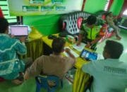 Serka Wahyudi Melaksanakan Puldata Ter Bersama Perangkat Desa Bertempat Di Kantor Desa Seumadam