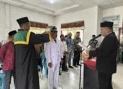 Camat Pante Bidari Lantik PJ Keuchik Gampong Buket Kareung