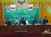 Pj. Bupati Aceh Tamiang Menghadiri Rapat Paripurna Penetapan Pasangan Calon Bupati Dan Wakil Bupati Terpilih