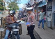 Minimalis Gar Dan Laka, Satlantas Polres Aceh Tengah Sosialisasikan Tertib Berlalulintas Disertai Pembagian Buku