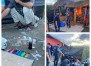 Polres Binjai Ratakan Barak Narkoba di Tunggorono