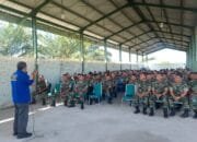 BNN Lhokseumawe Laksanakan Sosialisasi P4GN di Yonkav 11/MSC