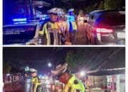 Respon Cepat Polantas Pidie Jaya: Pengamanan Maksimal di Lokasi Jalan Terdampak Ancaman Abrasi