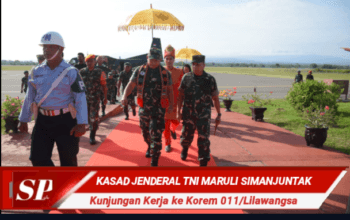 Kasad Jenderal TNI Maruli Simanjuntak Laksanakan Kunjungan Kerja ke Korem 011/Lilawangsa