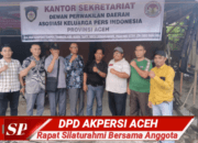 Wujud kepedulian Ketua DPD AKPERSI Aceh, Adakan Rapat Silaturahmi Bersama Anggota