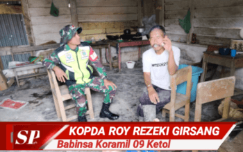 Pemberdayaan Masyarakat Dalam Komsos,Kopda Roy Rezeki Girsang,Babinsa Koramil 09 Ketol