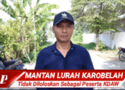 Mantan Lurah Karobelah Tidak Diloloskan Sebagai Peserta KDAW, Gugatan Untuk Panitia Sudah Melayang Ke PTUN