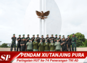 Berlangsung Sederhana, Pendam XII/Tpr Gelar Syukuran Peringatan HUT ke-74 Penerangan TNI AD