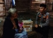 Kapolsek Linge Salurkan Bantuan Sosial untuk Lansia di Kute Robel